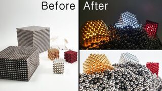 Interior lighting made of magnetic balls and wire lights (네오큐브)