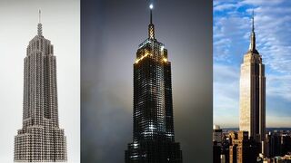 Empire State Building made of magnetic balls 자석으로 엠파이어 스테이트빌딩 만들기