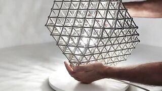 Magnet Cuboctahedron Lamp VS Magnetic Catapult | Magnetic Games
