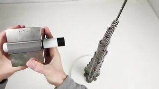 Burj Khalifa VS Magnet Cannon | Magnetic Games