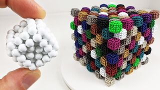 Cubes of Cubes of Magnetic Balls | Magnetic Games