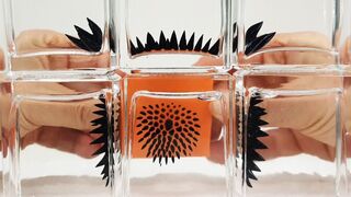Ferrofluid in a bottle to view Magnetic Fields | Magnetic Games