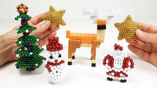 Christmas Decorations out of Magnets | Magnetic Games