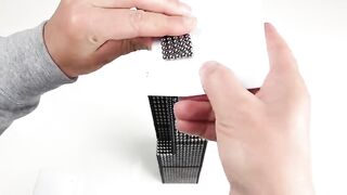 ASMR , All my Skyscrapers out of Magnetic Balls | Magnetic Games
