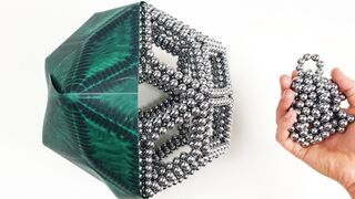 Magnet Rhombic Tricontahedron , Discover Magnetic Fields lines | Magnetic Games