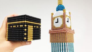Makkah Royal Clock Tower out of Magnetic Balls | Magnetic Games