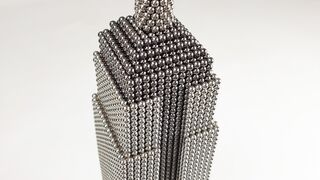 The Empire State Building made of Magnetic Balls | Magnetic Games