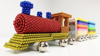 Magnet Train with Magnetic Coupling | Magnetic Games