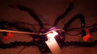 Plasma Arc through Flames and Magnetic Fields | Magnetic Games