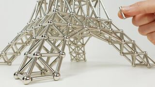 The Eiffel Tower made of Magnets | Magnetic Games