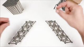 The Eiffel Tower made of Magnets | Magnetic Games