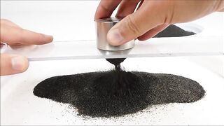 Magnetic Fields with Magnetite taken from sand | Magnetic Games