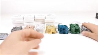 4800 Magnetic Balls Sculpture, a Ball of Balls of Neoballs | Magnetic Games