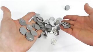 Magnetic Antigravity Path, Induction Falling Coins | Magnetic Games