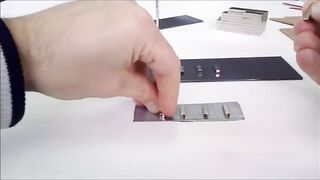 HALBACH ARRAY How to double the power of magnets, science experiment | Magnetic Games