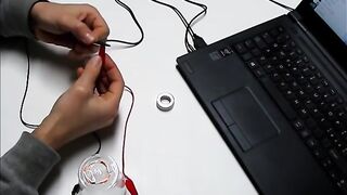 SIMPLE SPEAKER with Neodymium Magnet , Homemade Headset | Magnetic Games