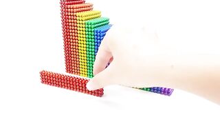 DIY Satisfying Magnet Balls -Build Rainbow Playground Has Balloon Pool And Slide With Magnetic Balls