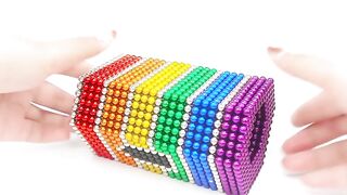 Satisfying Video Magnet Balls - How To Make Fish Pond Around Rainbow Castle With Magnetic Balls