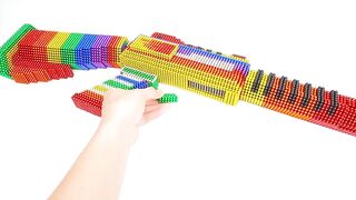 DIY - How To Make Amazing PUBG Shotgun Model From Magnetic Balls (Satisfying) - Magnet Balls
