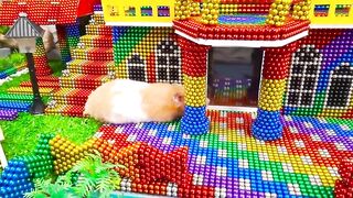 DIY - Build Ancient Resort Villa Has Water Slide Pool For Hamster With Magnetic Balls (Satisfying)