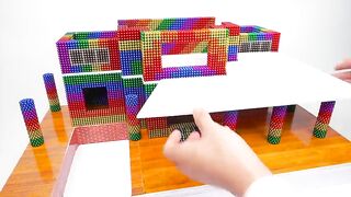 DIY - Build Mega Waterwheel Villa House Has Pool For Hamster With Magnetic Balls (Satisfying)