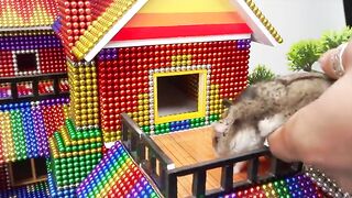 DIY - Build Mega Villa House Has Pool For Crocodile And Hamster With Magnetic Balls (Satisfying)