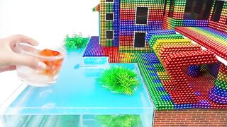 DIY - Build Miniature Mega Mansion Has Swimming Pool For Hamster With Magnetic Balls (Satisfying)