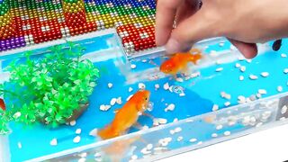 DIY - How To Make Amazing Hamster Castle Fish Pond From Magnetic Balls (Satisfying) - Magnet Balls
