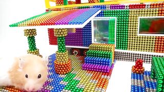 DIY - Build Amazing House Truck Aquarium For Hamster From Magnetic Balls (Satisfying) - Magnet Balls