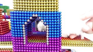 DIY - How To Make Sydney Harbour Bridge For Hamster From Magnetic Balls (Satisfying) - Magnet Balls