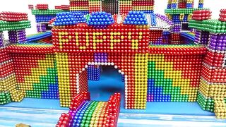 DIY - Build Amazing Hamster Castle And Fish Pond From Magnetic Balls (Satisfying) - Magnet Balls