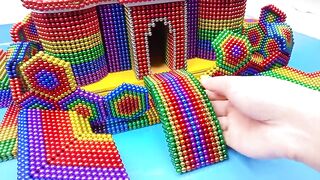 DIY - How To Make Turtle Castle Inside Fish Tank From Magnetic Balls (Satisfying) - Magnet Balls