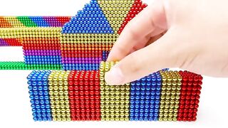 DIY - Build BIGGEST Ancient Mansion And Fish Pond From Magnetic Balls (Satisfying) - Magnet Balls