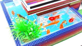 DIY - How To Make Villa House Turtle Tank From Magnetic Balls (Satisfying) - Magnet Balls