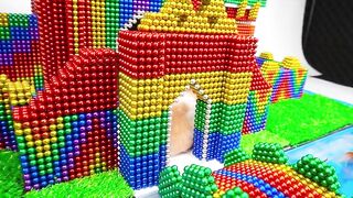 DIY - Build Puppy Castle Has Fish Pond For Hamster From Magnetic Balls (Satisfying) - Magnet Balls