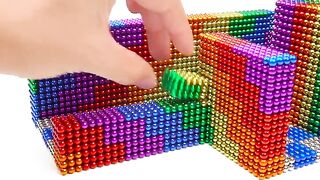DIY - How To Make Bear Castle For Hamster With Magnetic Balls (Satisfying) - Magnet Balls
