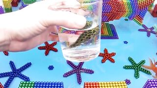 DIY - Build Amazing Aquarium Giant Fish Fountain From Magnetic Balls (Satisfying) - Magnet Balls