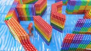 DIY - Build Amazing Maze Labyrinth For Fish Aquarium With Magnetic Balls (Satisfying) - Magnet Balls