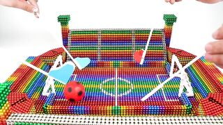 Most Creative - Build Soccer Football Game With Magnetic Balls (Satisfying) - Magnet Balls