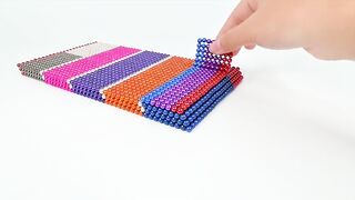 DIY - Build Awesome Water Slide Swimming Pool House With Magnetic Balls (Satisfying) - Magnet Balls