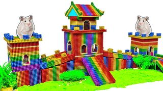 Most Creative - Build Chinese Ancient Castle With Magnetic Balls (Satisfying) - Magnet Balls