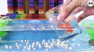 DIY - Build Artemis Temple Aquarium Fish Tank With Magnetic Balls (Satisfying) - Magnet Balls