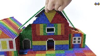 DIY - Build Creative Mansion For Turtle House With Magnetic Balls (Satisfying) - Magnet Balls
