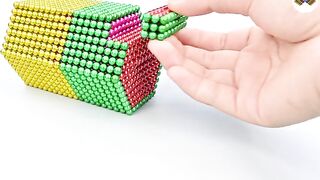 DIY - Build Puppy Castle Hamster House Aquarium With Magnetic Balls (Satisfying) - Magnet Balls