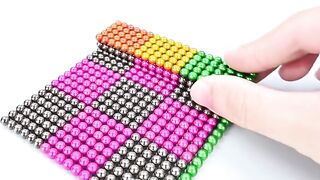 DIY - How To Build Amazing Rainbow Rabbit House With Magnetic Balls (Satisfying) - Magnet Balls
