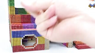 DIY - Build Amazing Hamster House Rainbow Slide With Magnetic Balls (Satisfying) - Magnet Balls