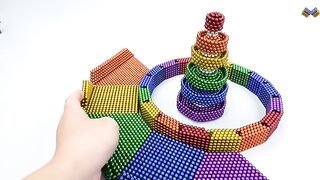 DIY - Build Amazing Hamster Race Magic Tracks With Magnetic Balls (Satisfying) - Magnet Balls