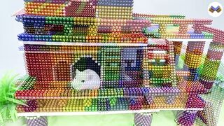 DIY - Build Amazing Slide House For Cute Hamster Pet With Magnetic Balls (Satisfying) - Magnet Balls