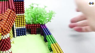 DIY - Build Amazing Hamster Playground House With Magnetic Balls (Satisfying) - Magnet Balls