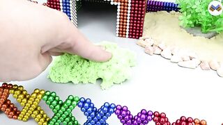 DIY - Build Amazing Hamster Playground House With Magnetic Balls (Satisfying) - Magnet Balls